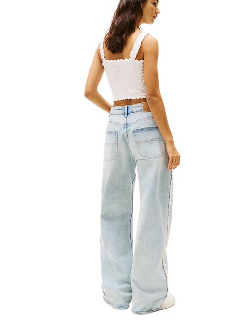 Top bianco in cotone Tommy Jeans | DW0DW20240YBL